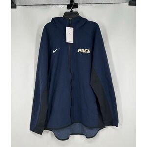 Pace University Setters Nike Dri Fit Full Zip Up Jacket Hooded Hoodie Sweatshirt